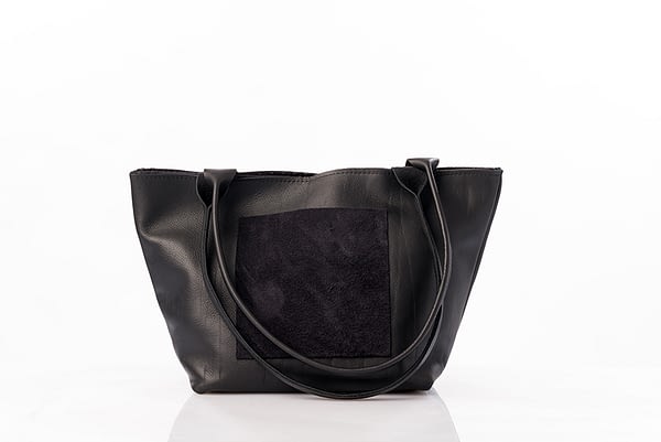 sac noir en cuir
